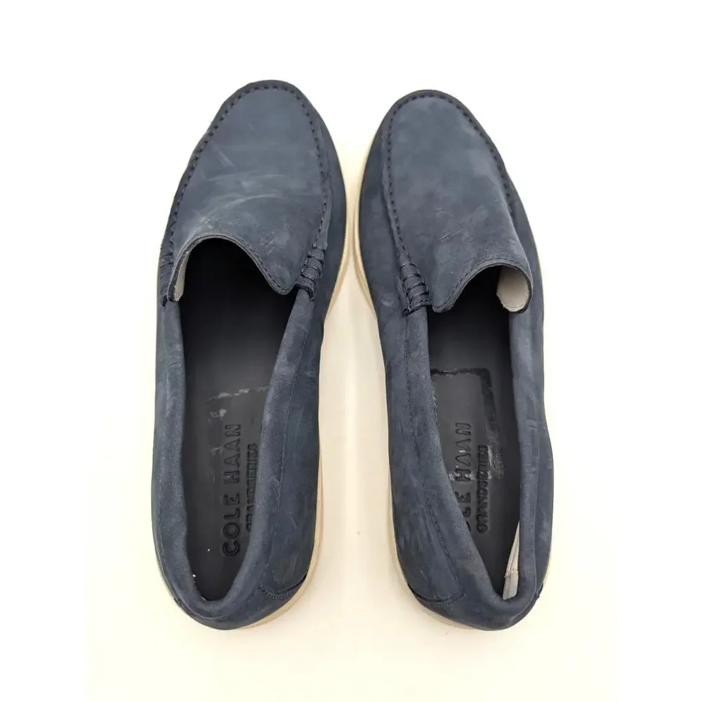 Cole Haan Greenwich Grand Venetian Loafer Shoes Men's Navy Size US10M EU43